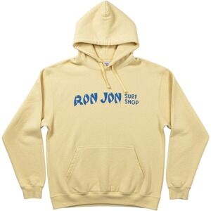 Ron Jon Surf Shop Hoodie Mens XL Yellow Palm Tree Graphic Pullover RN 153373